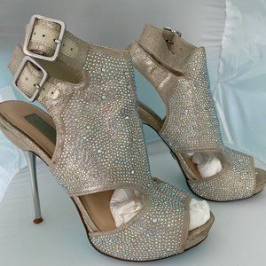 Betsey Johnson Crepe Dress Bootie / Sandal